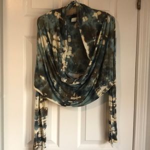 Cowl neck Shrug top